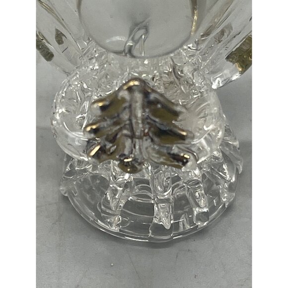 vintage Christmas glass angle mini gold halo tree 1.5" READ - Picture 5 of 5